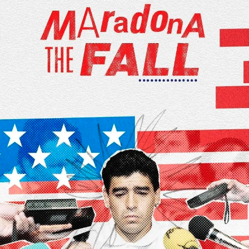 Maradona The Fall DAZN documentary poster